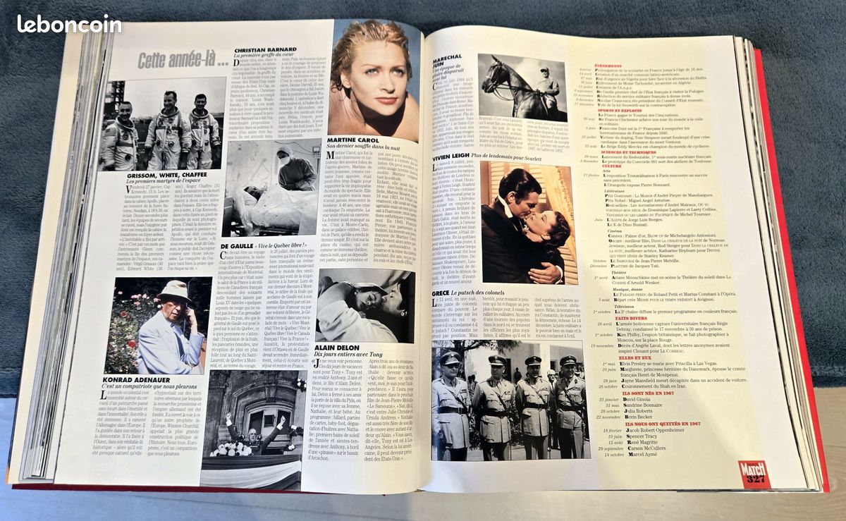 Collector 50 ans de Paris-MATCH de 1949 à 1998 (image 4)