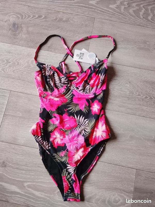 Maillot De Bain Garçon Vilebrequin Taille 4 - Boxer Rose/Marron, Occasion Très Bon État