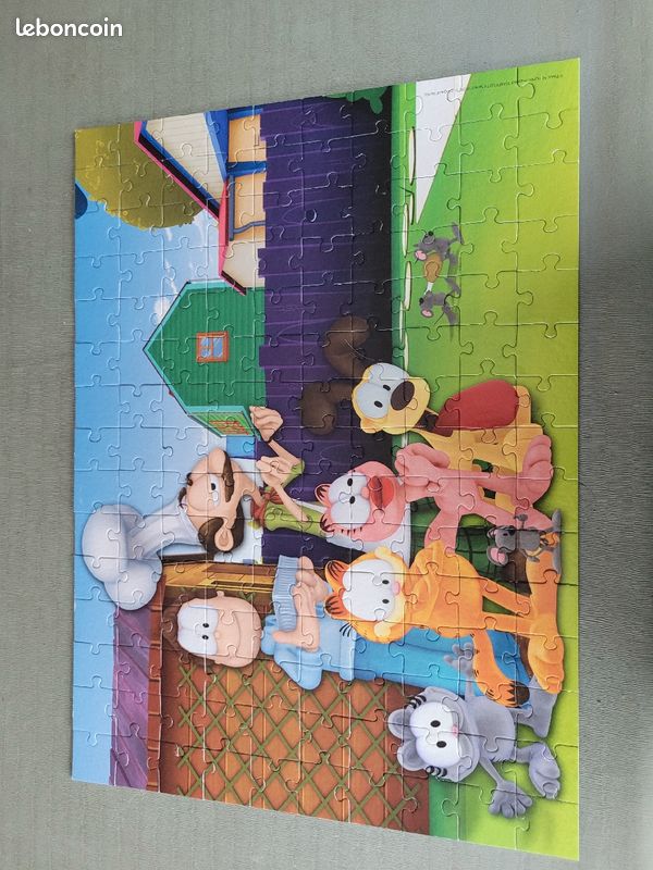 Puzzle garfield -150 pièces- parfait etat (image 2)