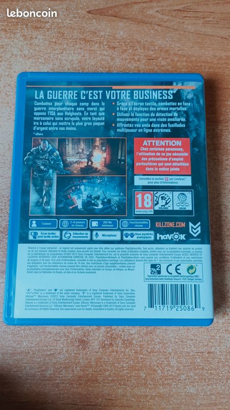 Jeu PS Vita - Killzone Mercenary - TBE (image 2)