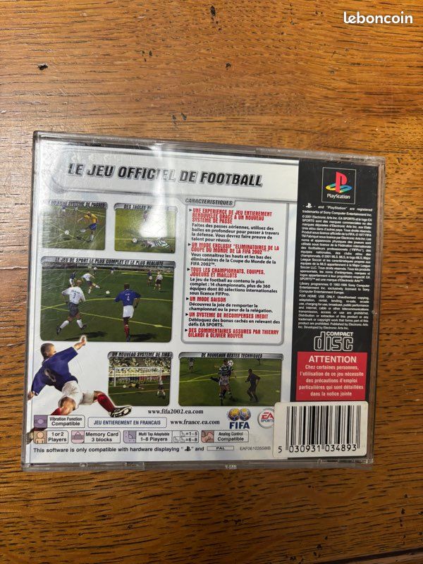Coupe du Monde Fifa 2002 N° 03871 PS1