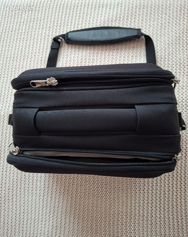 Sacoche / vanity bandoulliere noir DELSEY (image 2)