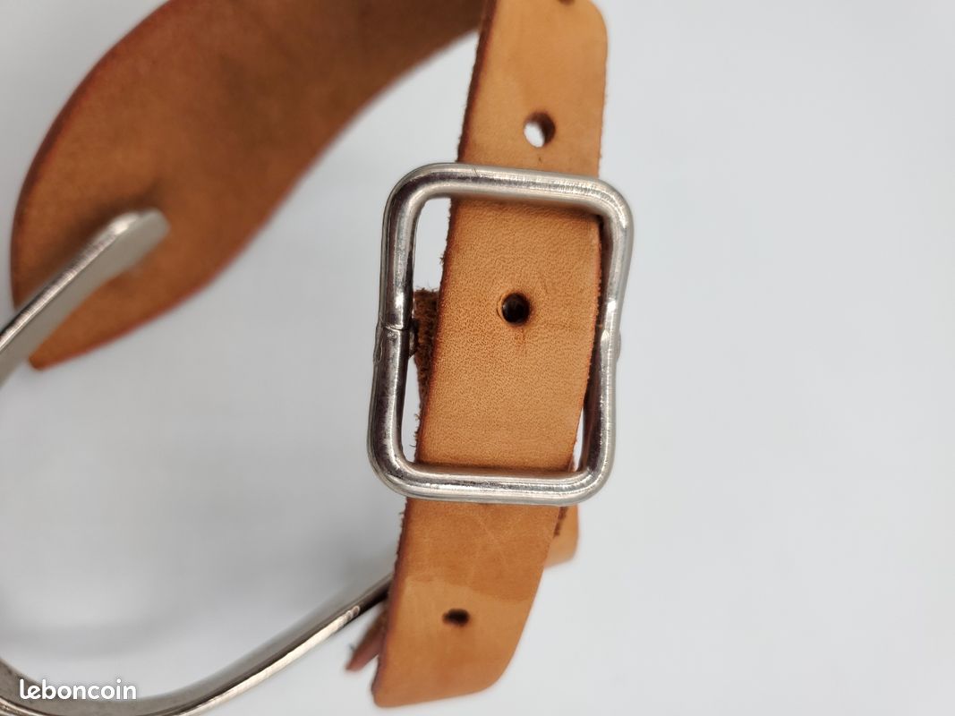 Hermès Éperons d'équitation en acier inoxydable équipement d'équitation