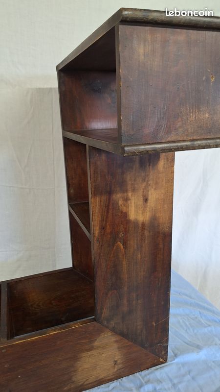 Ancienne etagere d angle en bois (image 6)