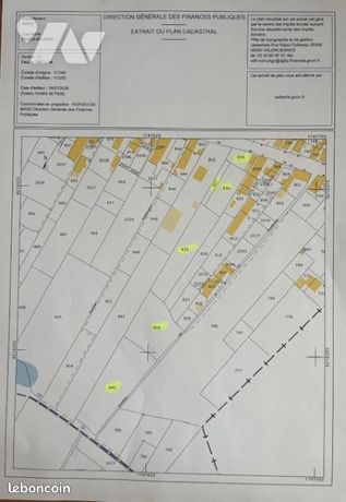 Terrain 5228 m² PREUX AU BOIS
