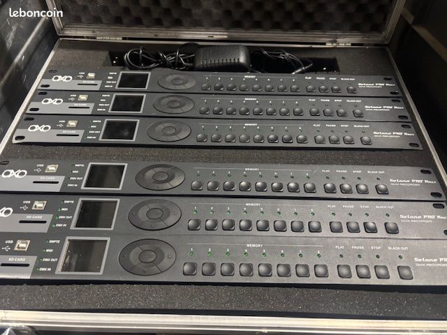Enregistreur restitueur DMX en temps réel Oxo SOLANO PRO rackable pour projecteur led ou lyre (image 3)