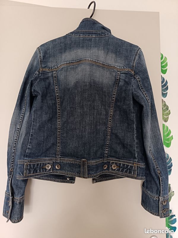 Blouson jean femme (image 6)