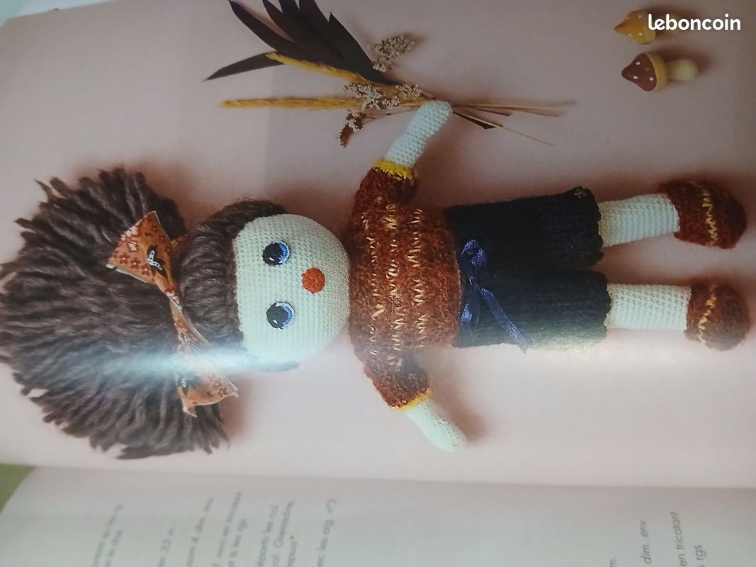 Livre crochet et couture "poupée Cerise et ses 12 panoplies"Neuf (image 14)