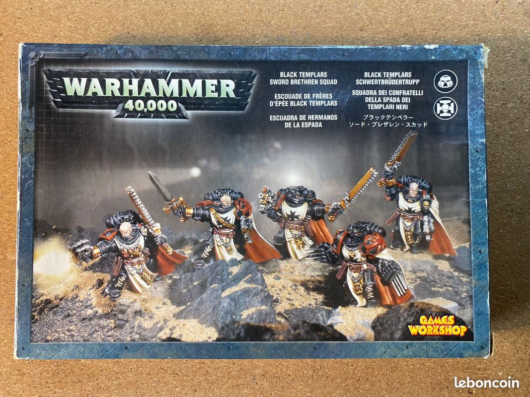 Black Templars Sword Brethren / frères d’épée V4 4th edition (image 1)