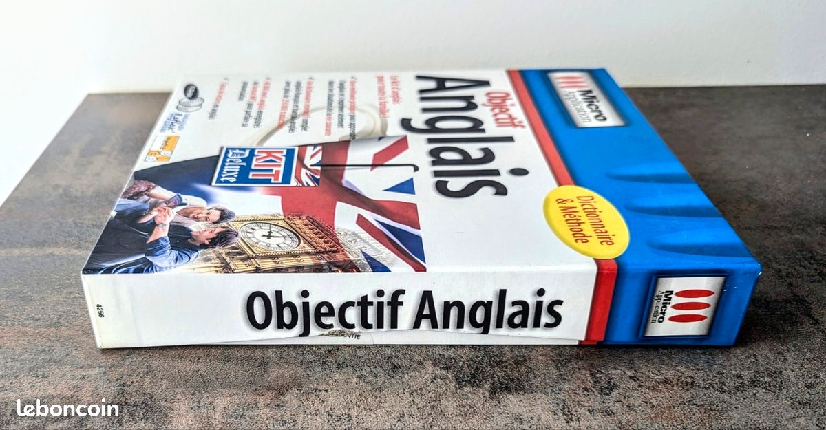 Kit PC d’apprentissage de l’anglais – Objectif Anglais (Micro Application)
Édition KIT Deluxe – Complet et en excellent état (image 6)