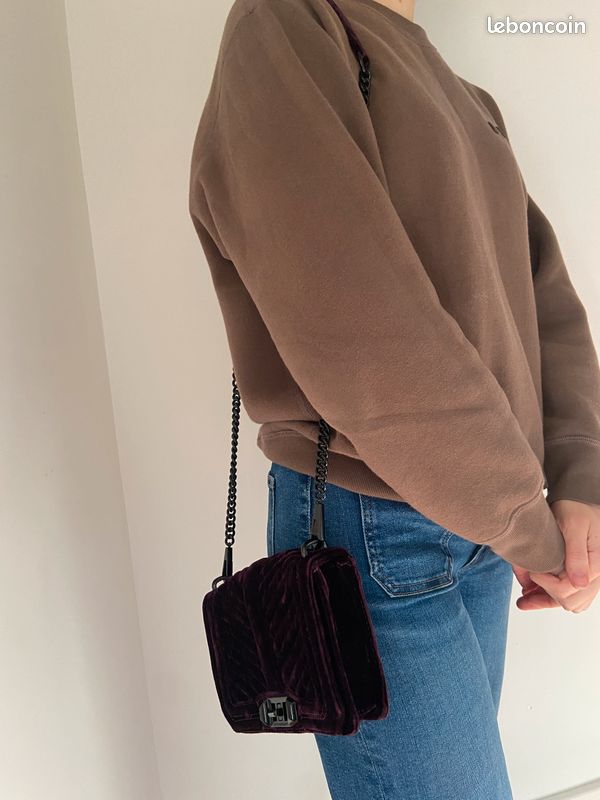 Sac bandoulière Rebecca Minkoff en velours (image 16)