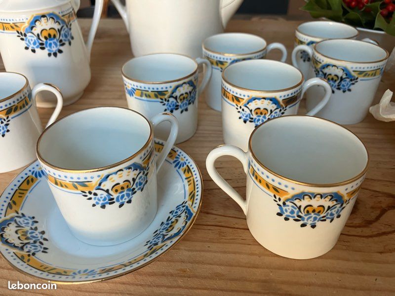 Service café porcelaine limoges (image 4)