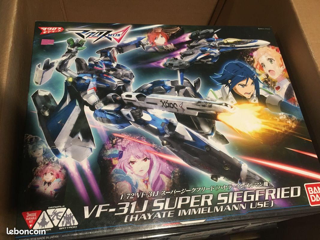 Maquette Macross Delta - VF-31J Super Siegfried (Hayate Immelmann) - NEUF (image 1)