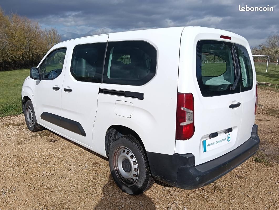 Peugeot Partner Rallongé 3 places HDi 100cv Révisé & garantie 12 mois TVA récupérable (image 6)