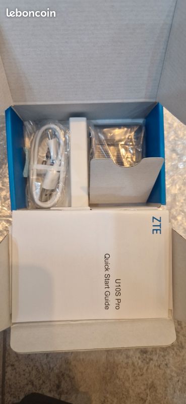 ZTE U10S Pro Blue, 4G+LTE Mobile Wi-FI 6, WiFi de Voyage Portable débloqué à Faible coût, connecte 32 appareils, 3000 mAh, autonomie de 10 Heures, itinérance sur Tous Les réseaux mondiaux (image 2)