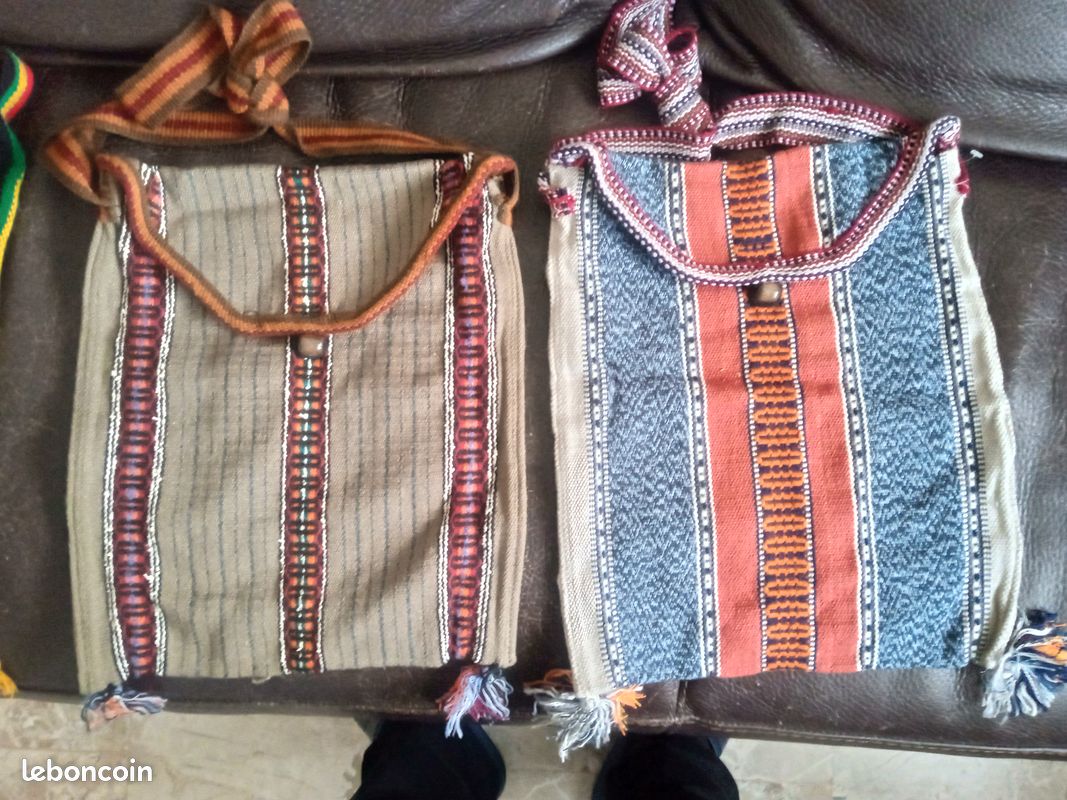 Sac à main de laine artisanal (image 1)