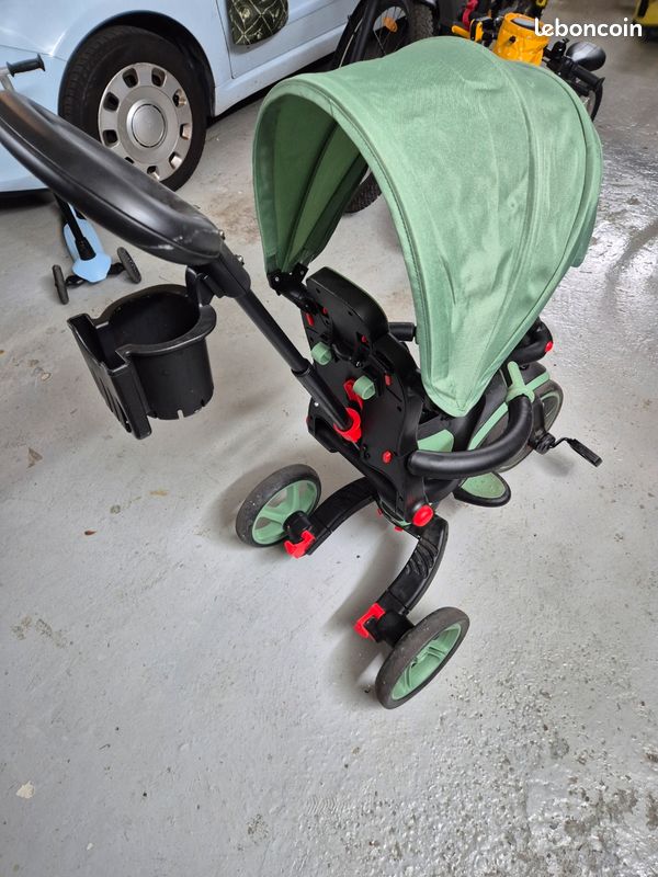 Globber Tricycle EXPLORER 4 en 1 couleur Olive (image 2)