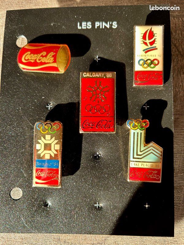 Collection D'épingles (pins) Sponsor Jeux Olympiques Beijing 2008 Coca-Cola - Édition Limitée