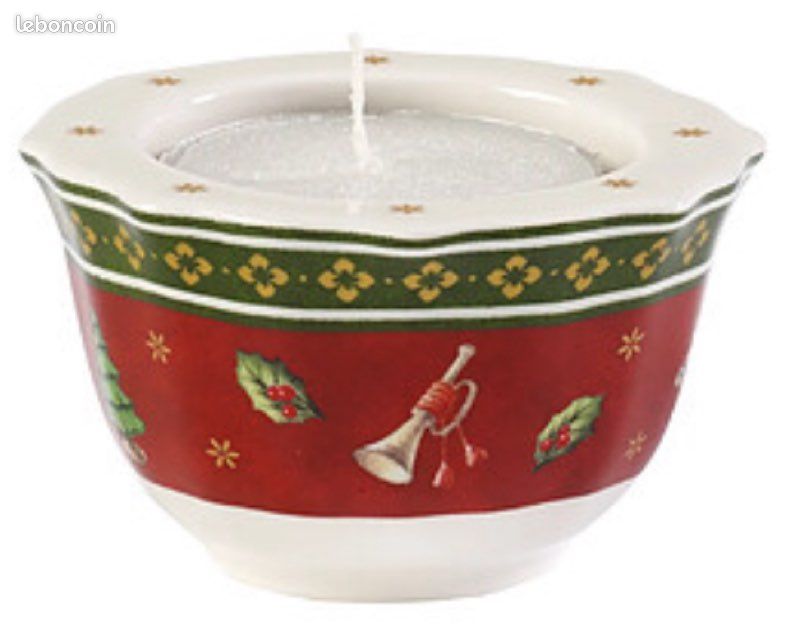 Deux très jolies bougeoir Villeroy & Boch - Votive rouge (image 1)