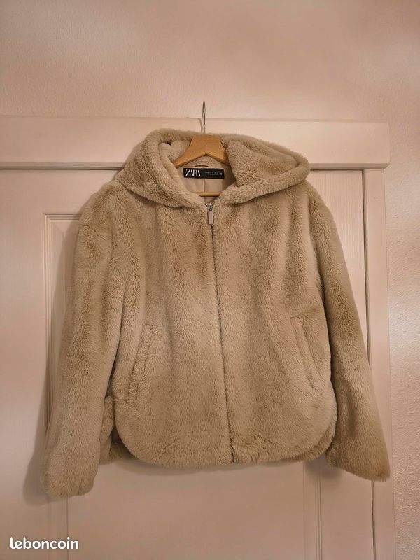 Veste ZARA Taille 34/XS Beige - Occasion Bon état (très Bon état Selon Vendeur)