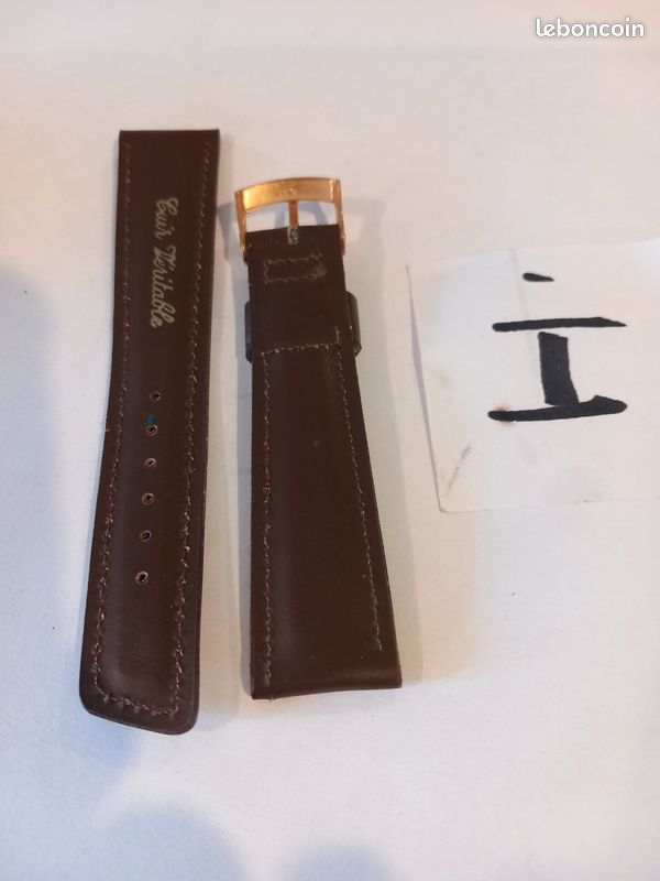 Bracelet En Cuir Pour Montre - Largeur 16 Mm, Neuf De Stock, Marque SELIVA