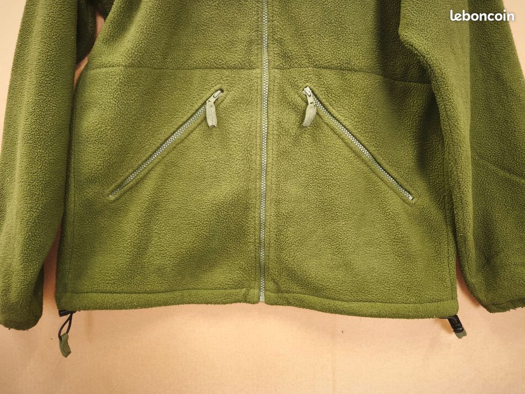 Veste/Blouson polaire VERTE (modèle 95) des soldats de l'armée britannique en taille M/L - OCCASION en très bon état (image 3)