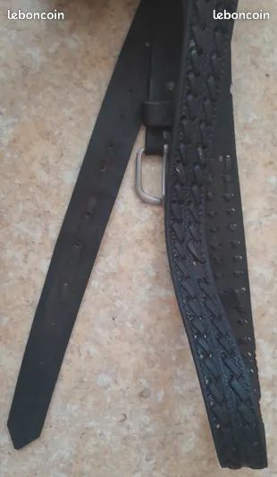 Ceinture en cuir 130 cm (image 2)