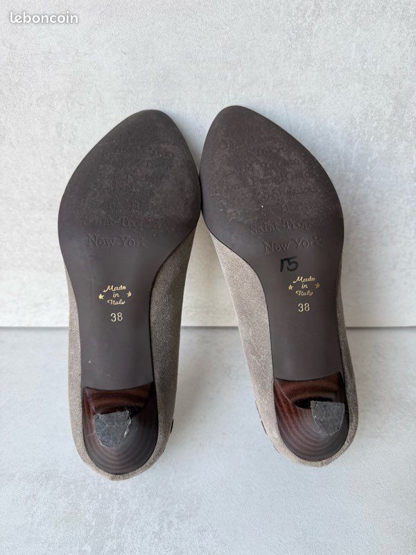 Escarpins Diavolezza cuir Made in Italy T38 (image 11)