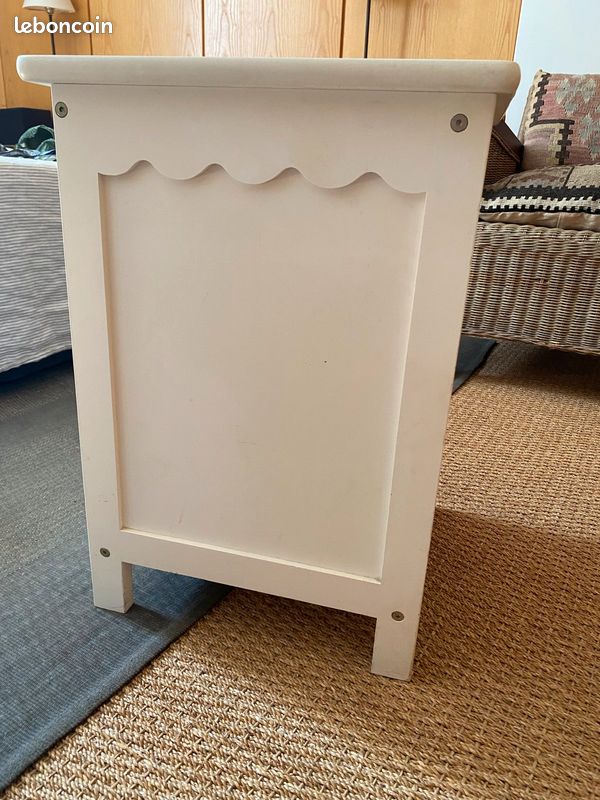 Table de chevet blanche (image 7)