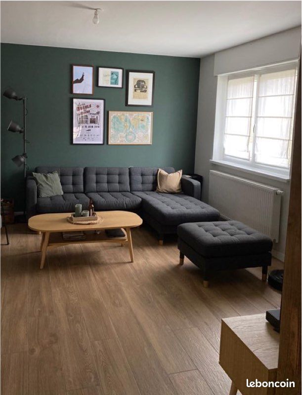 Canapé IKEA LANDSKRONA gris + repose-pieds – Excellent état (image 3)
