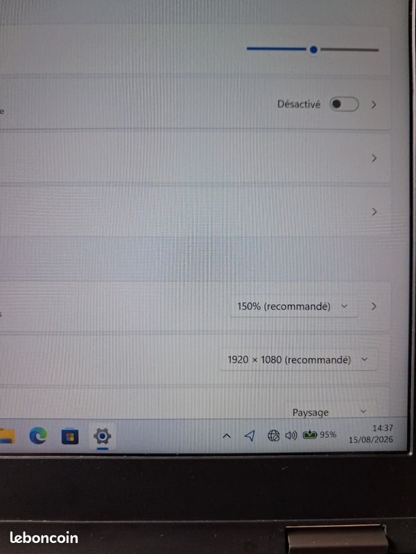 Pc Dell latitude e7470 14" i5 6th ssd 250Gb ddr4 8Go Win 11 pro - comme neuf (image 3)