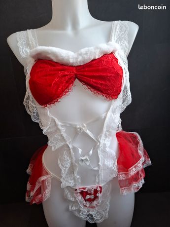 Lot De 5 Culottes Bikini Esmara Rouge/blanc - Taille S - Style Noël/hiver - Neuf Avec étiquette