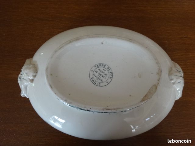 Soupière légumier vintage "Terre de fer" (au marché de Berry) (image 7)