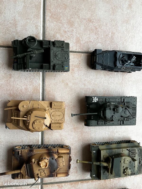 LOT SOLIDO CHAR tank Véhicules Militaires pour pieces AMX HANOMAG