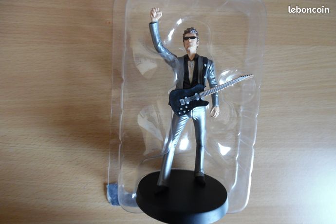 Figurine De Collection Johnny Hallyday N°66 + Livret 28 Pages - Neuf - Marque Alteys, En Résine