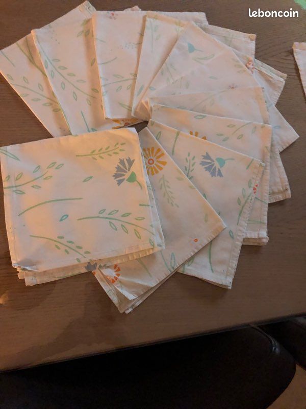 Vends 12 serviettes de table en coton (image 2)