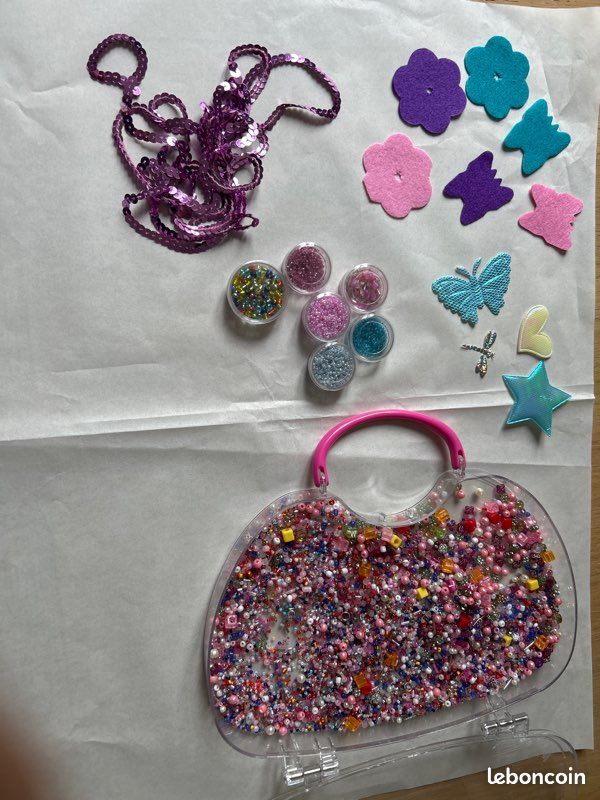 Lot de perles, de rocailles et accessoires pour loisirs, créatifs (image 7)