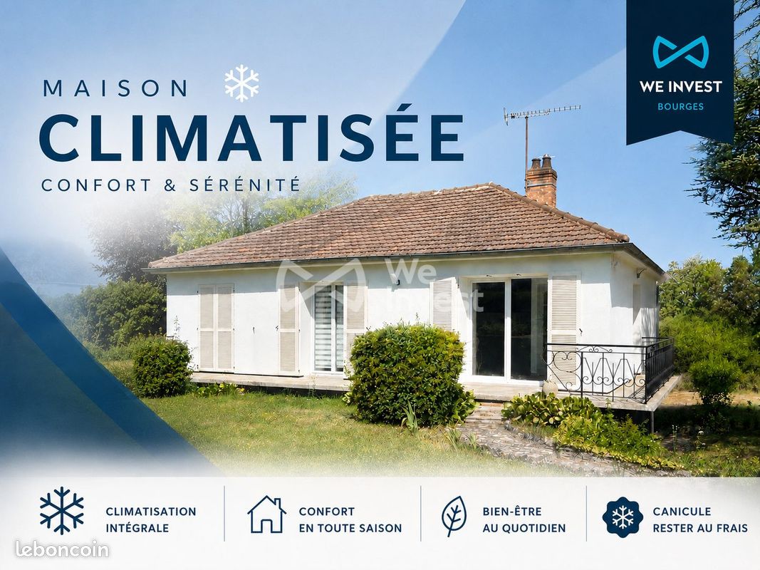 Maison 4 pièces 67 m² · à Bourges · 67 m² · 184 900 €