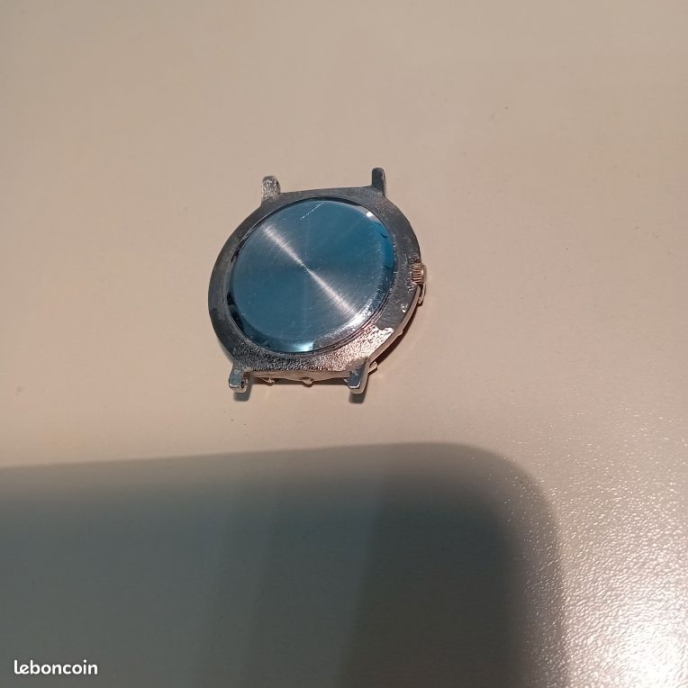 Montre Bracelet Homme Vintage à Quartz – Cadran Argenté Avec Chiffres Romains, Pile Incluse
