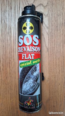 Bombe Anti-Crevaison Moto & Scooter LUB'STER 300mL - Répare Et Regonfle Sans Outils
