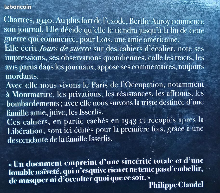 Berthe Auroy Journal de Guerre occupation (image 5)