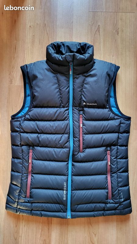 Doudoune en Duvet Sans Manches Quechua MT 500 Trek Montagne