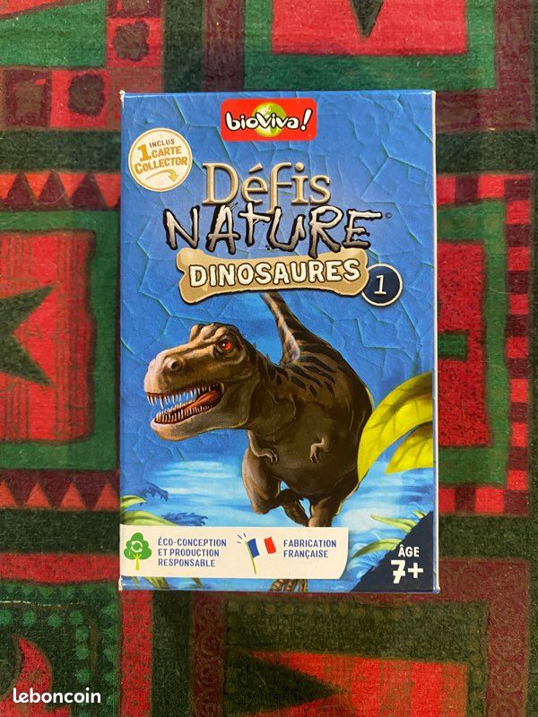 Jeu de cartes « Défis nature - dinosaures » (image 1)