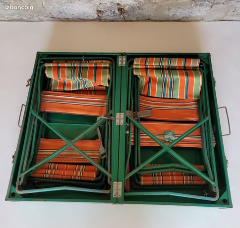 Table de camping pliable vintage - Sport & Plein air