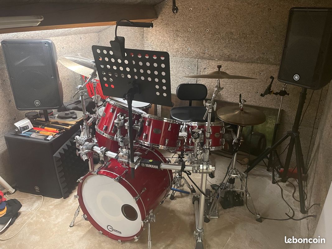 Batterie acoustique Yamaha Absolute Hybrid Red Autumn 2018 (image 1)