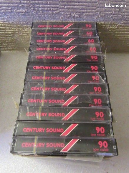 12 Cassettes audio anciennes Century Sound neuves (ou à l’unité) (image 3)