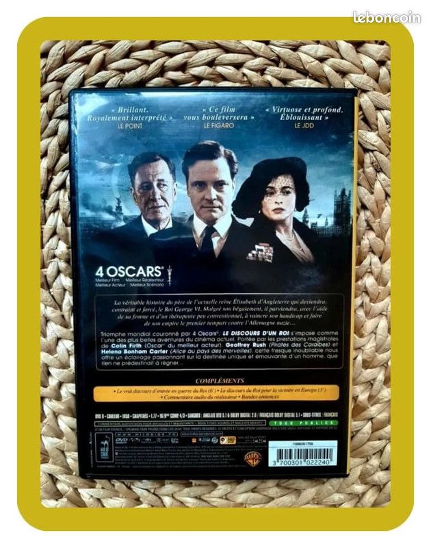 đŹDVD Le discours d'un Roi (image 3)