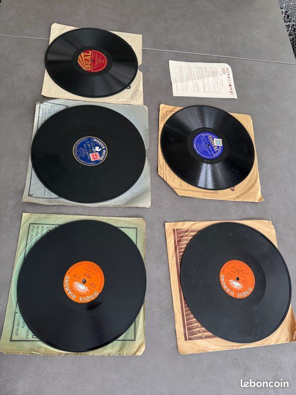 5 disques 78 tours anciens et leurs pochettes d'origine (image 5)