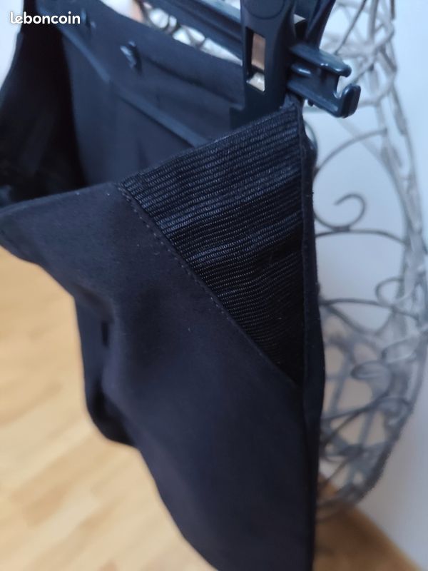 Pantalon noir stretch taille adaptable (image 2)