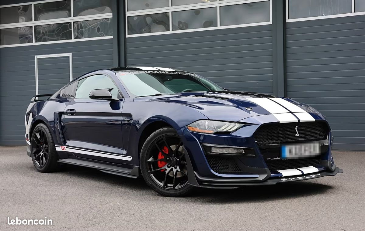 FORD Mustang EcoBoost Shelby GT500 Style 2.3 Turbo 314 ch – CarPlay – LED – Caméra (image 1)